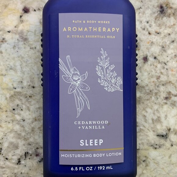 Bath & Body Works Aromatherapy SLEEP Cedarwood+Vanilla Body Lotion Moisturizing - Picture 4 of 5